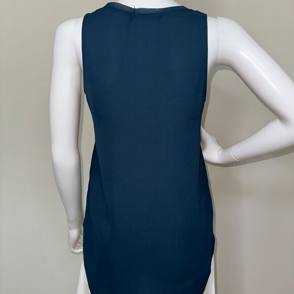 KRISA: NWT, Tunic Tank Top, Size - XS, Color - Dark Blue/Newport, MSRP - $99 - Picture 2 of 4